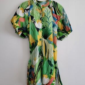 FARM Rio Floral Print Romper